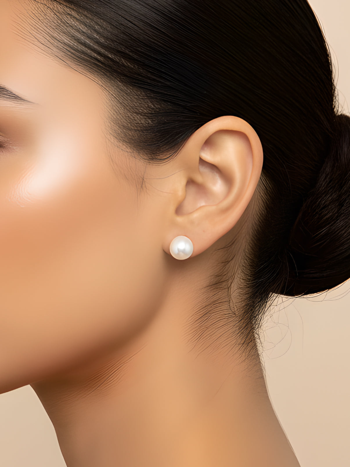 Classic Pearl Stud Earrings