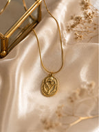 Gold Plated Tulip Pendant