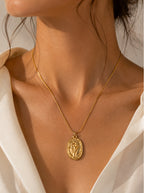 Gold Plated Tulip Pendant