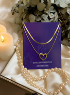 Double Layer Heart Necklace
