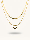 Double Layer Heart Necklace