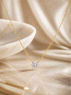 Crystal Solitaire Pendant Necklace