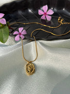 Lion Medallion Pendant Necklace