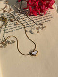 Heart Outline Pendant Necklace