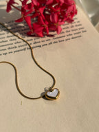 Heart Outline Pendant Necklace