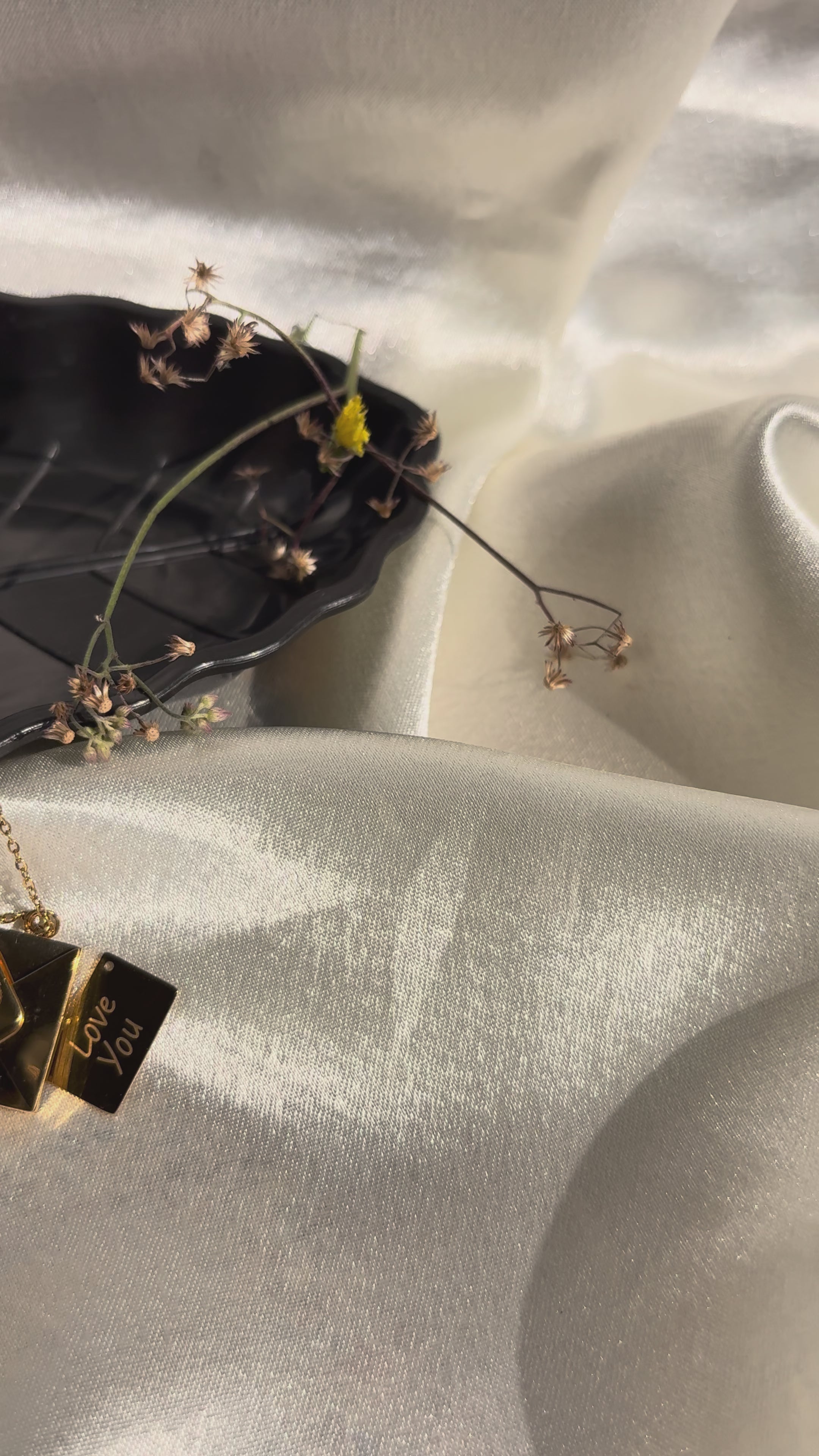 Engraved Rectangle Pendant Necklace